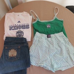 Sacramento Kings Logo clothes - 4 pieces